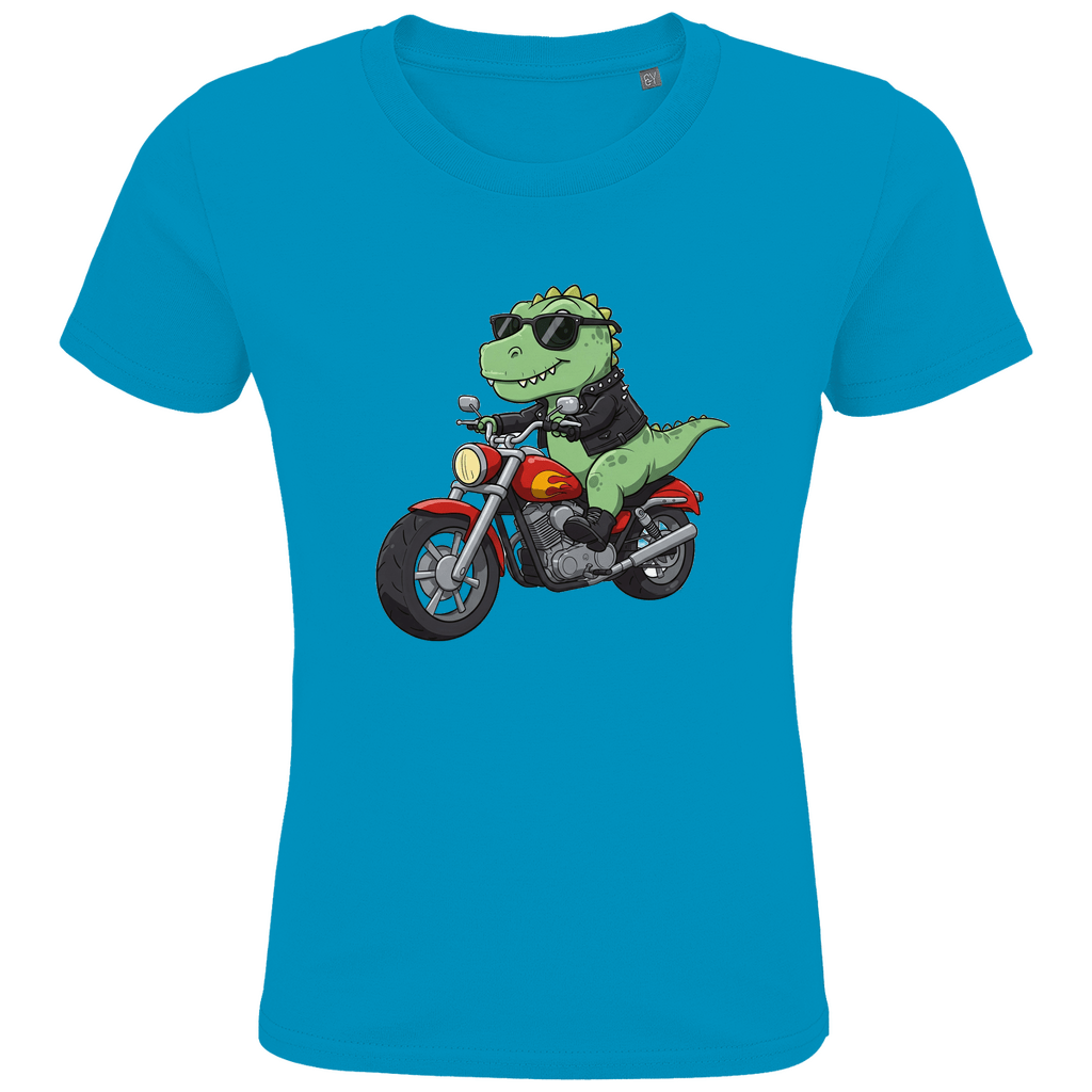 Kinder Bio T-Shirt - Dinosaurier, Motorrad - KinderMode Shop super angenehm Online Kaufen Bestellen Deutschland