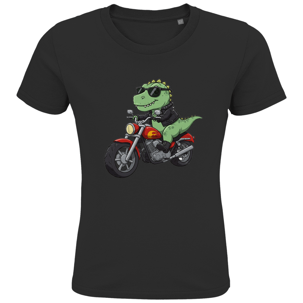 Kinder Bio T-Shirt - Dinosaurier, Motorrad - KinderMode Shop super angenehm Online Kaufen Bestellen Deutschland
