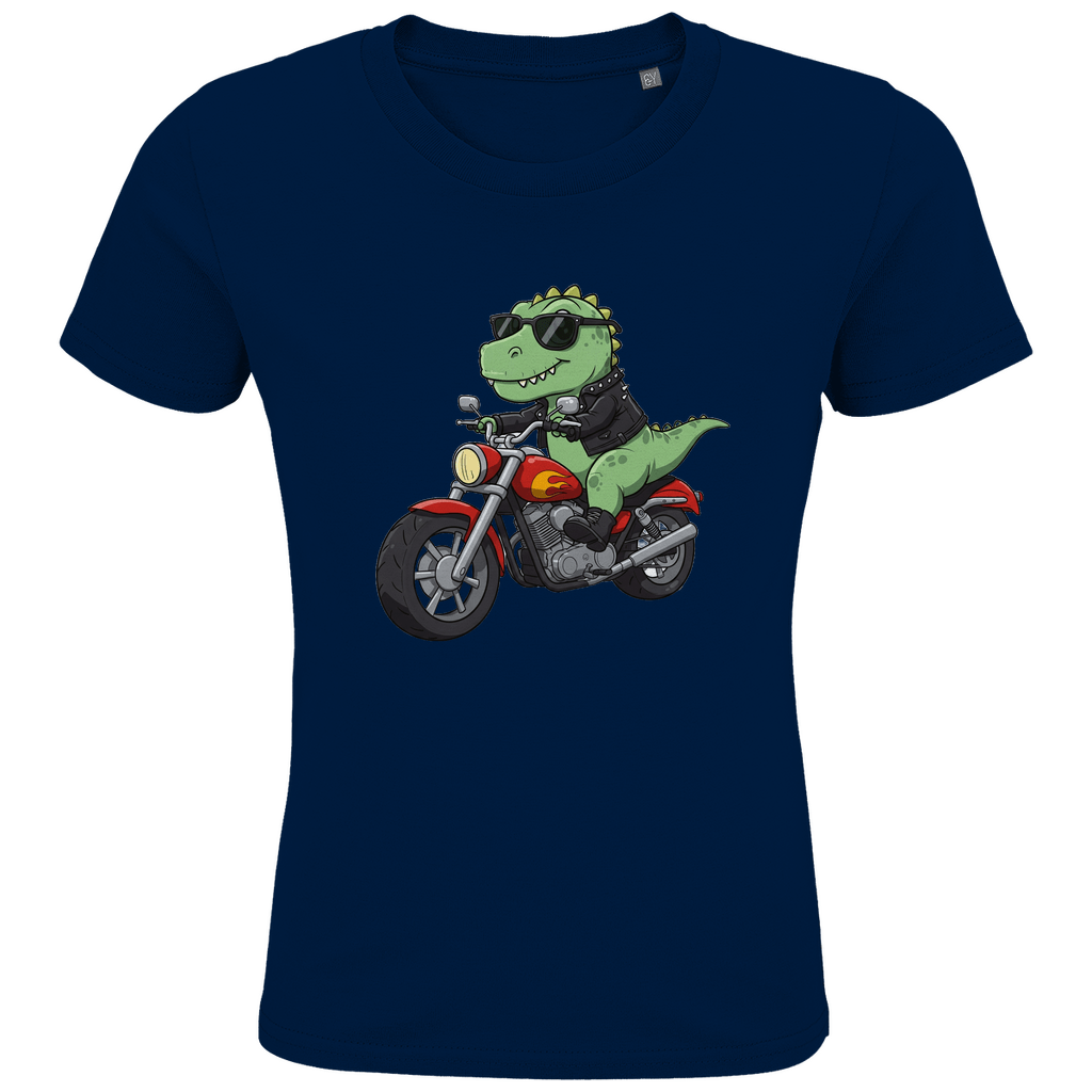Kinder Bio T-Shirt - Dinosaurier, Motorrad - KinderMode Shop super angenehm Online Kaufen Bestellen Deutschland