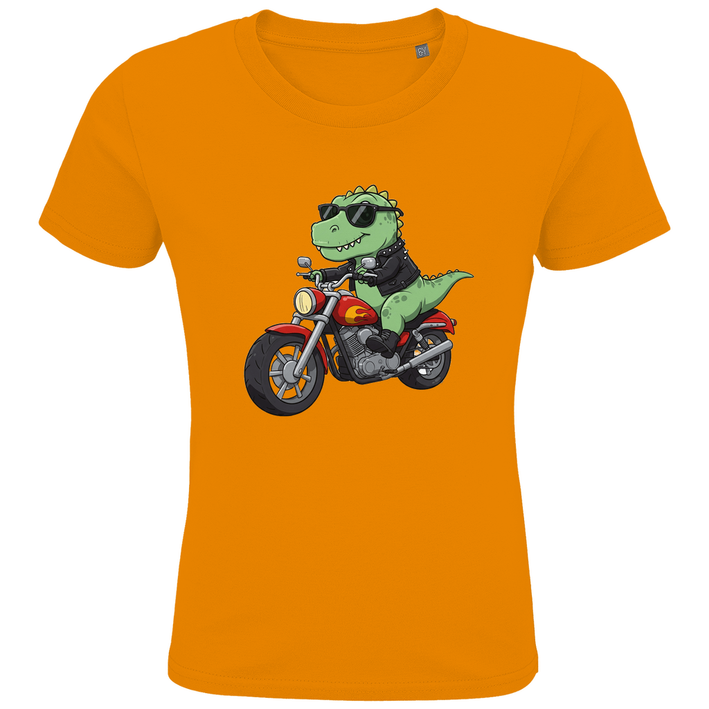 Kinder Bio T-Shirt - Dinosaurier, Motorrad - KinderMode Shop super angenehm Online Kaufen Bestellen Deutschland