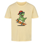 Kinder Cooler Dino Skateboard T-Shirt - Bio Baumwolle online bestellen kaufen