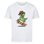 Kinder Cooler Dino Skateboard T-Shirt - Bio Baumwolle online bestellen kaufen