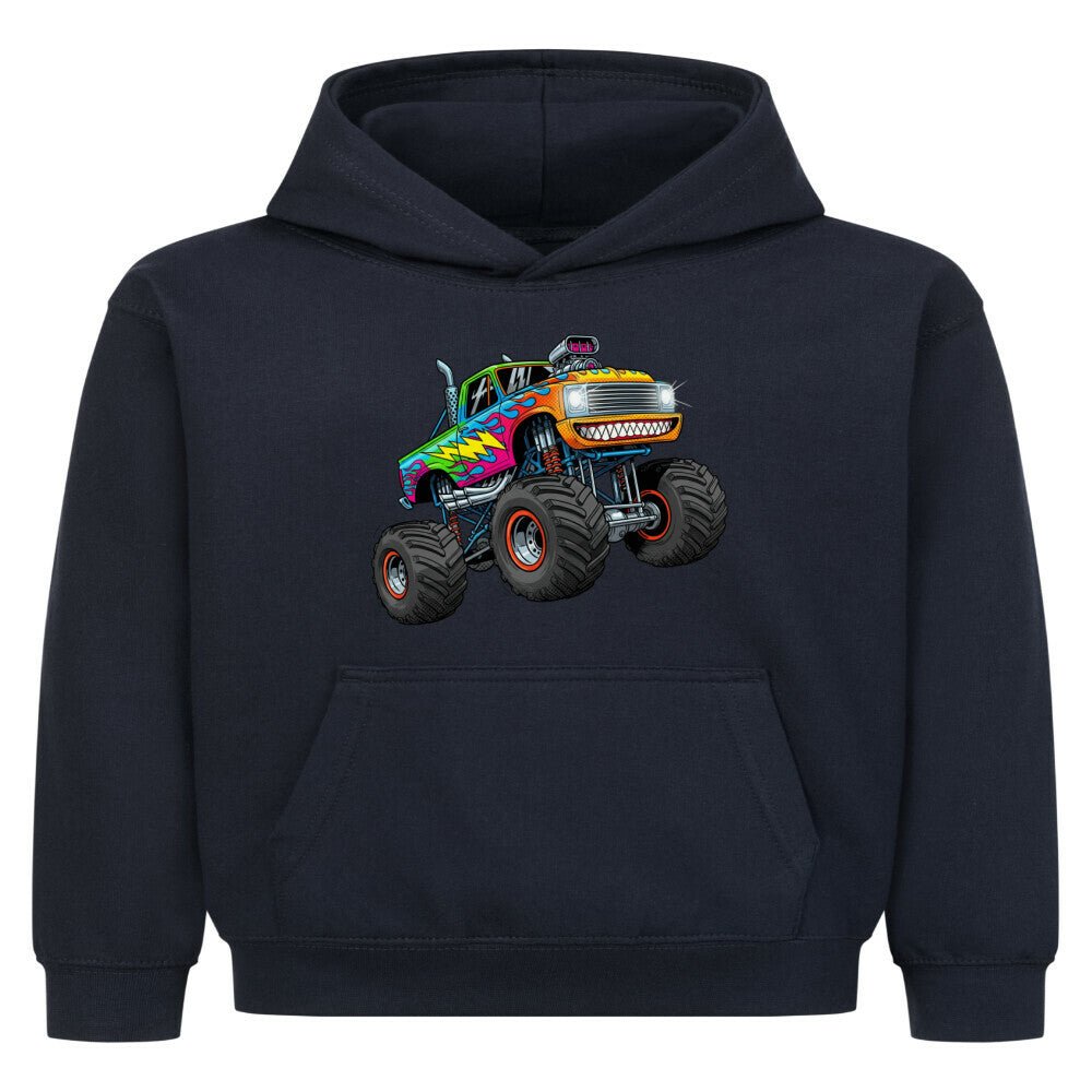 Kinder Hoodie Pullover - Monstertruck - KinderMode Shop super angenehm Online Kaufen Bestellen Deutschland