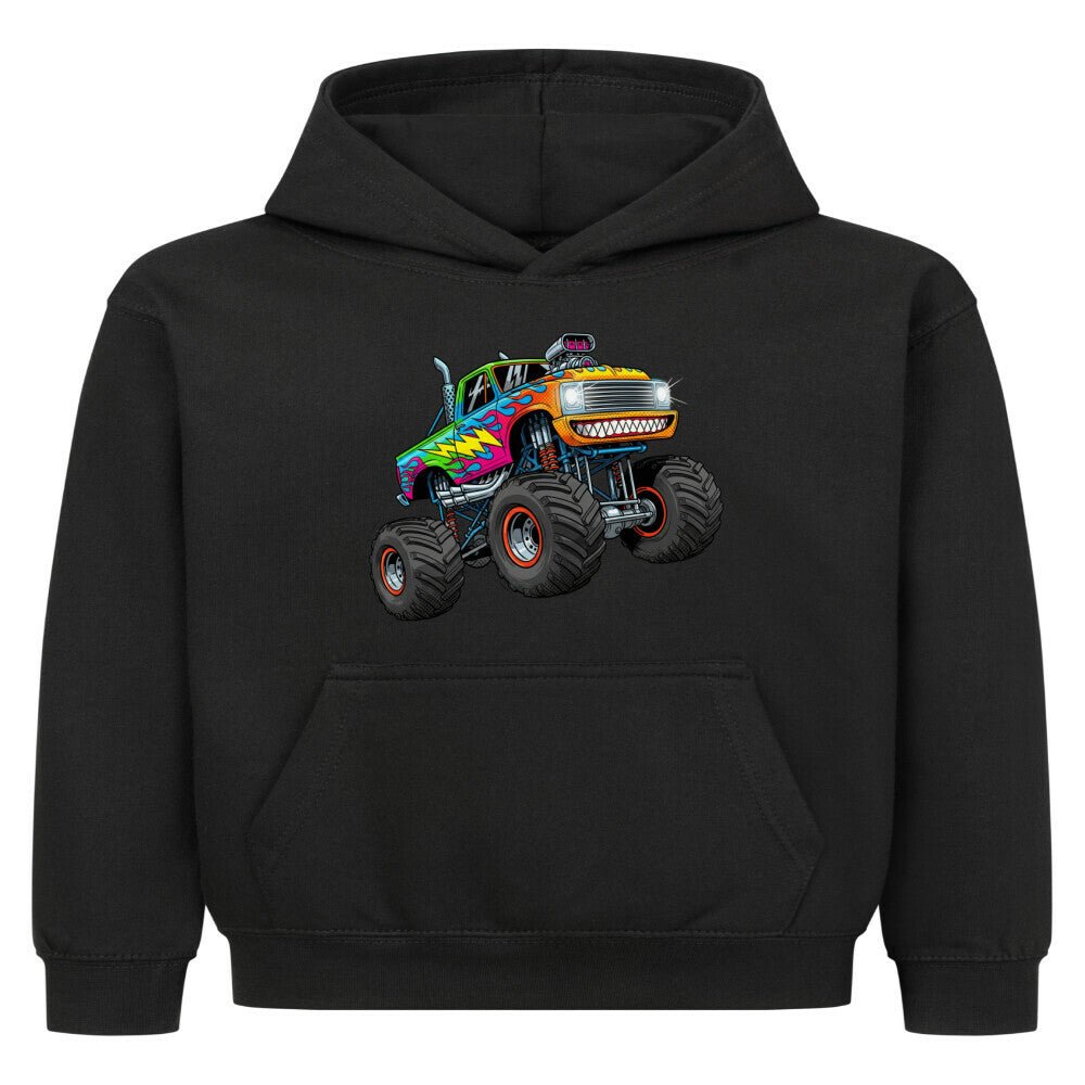 Kinder Hoodie Pullover - Monstertruck - KinderMode Shop super angenehm Online Kaufen Bestellen Deutschland
