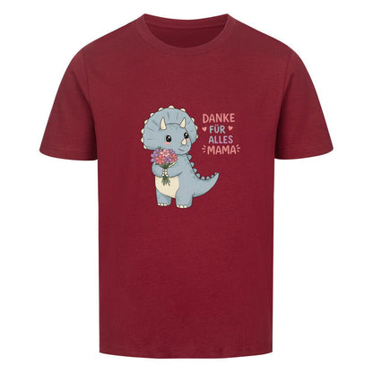 Kinder Muttertag T-Shirt - Dino, Danke für alles Mama Geschenk - KinderMode Shop super angenehm Online Kaufen Bestellen Deutschland