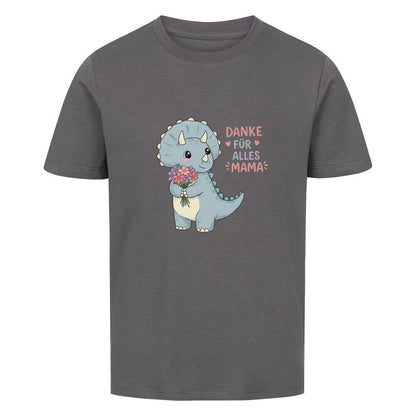 Kinder Muttertag T-Shirt - Dino, Danke für alles Mama Geschenk - KinderMode Shop super angenehm Online Kaufen Bestellen Deutschland