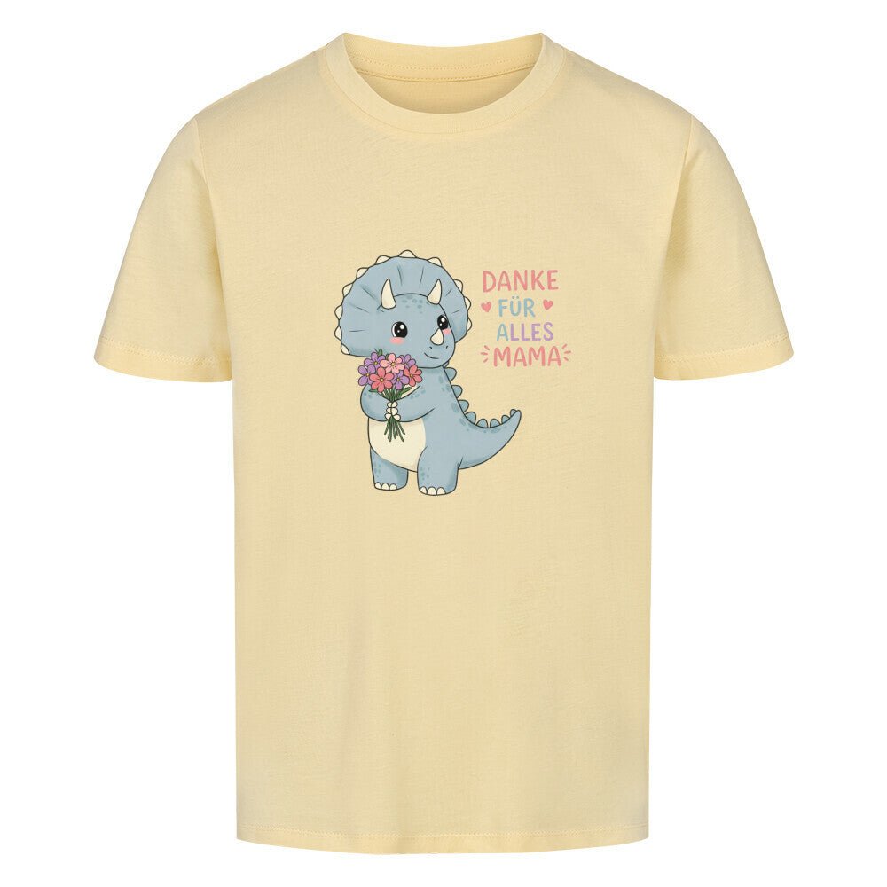 Kinder Muttertag T-Shirt - Dino, Danke für alles Mama Geschenk - KinderMode Shop super angenehm Online Kaufen Bestellen Deutschland