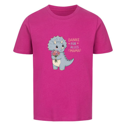 Kinder Muttertag T-Shirt - Dino, Danke für alles Mama Geschenk - KinderMode Shop super angenehm Online Kaufen Bestellen Deutschland