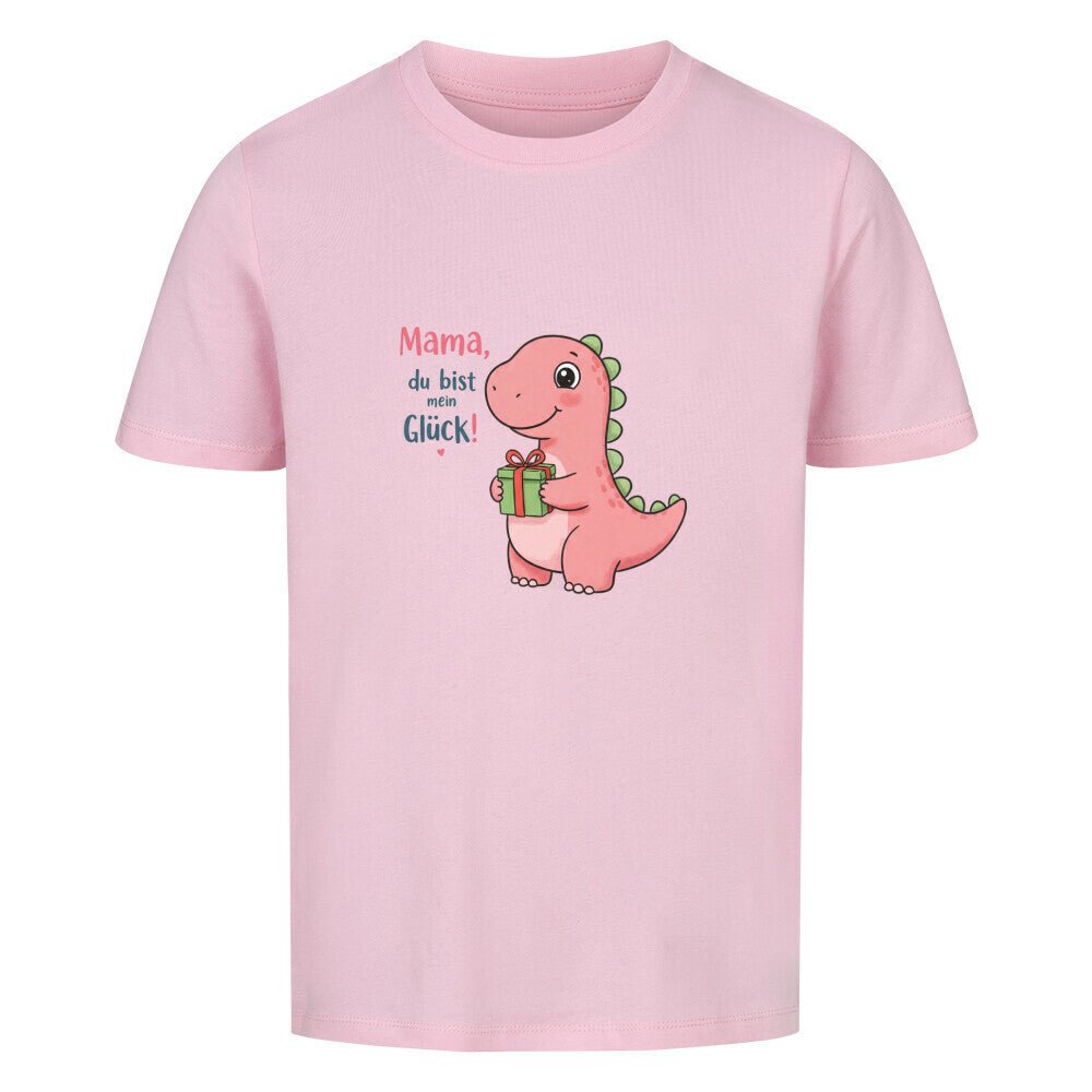 Kinder Muttertag T-Shirt Kids, Dino, Mama du bist mein Glück - KinderMode Shop super angenehm Online Kaufen Bestellen Deutschland