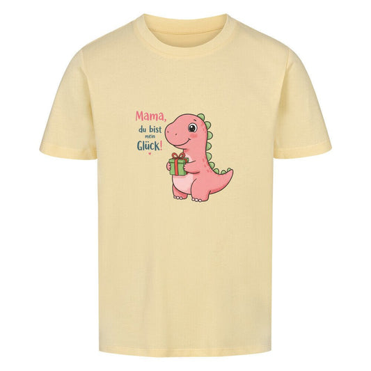 Kinder Muttertag T-Shirt Kids, Dino, Mama du bist mein Glück - KinderMode Shop super angenehm Online Kaufen Bestellen Deutschland