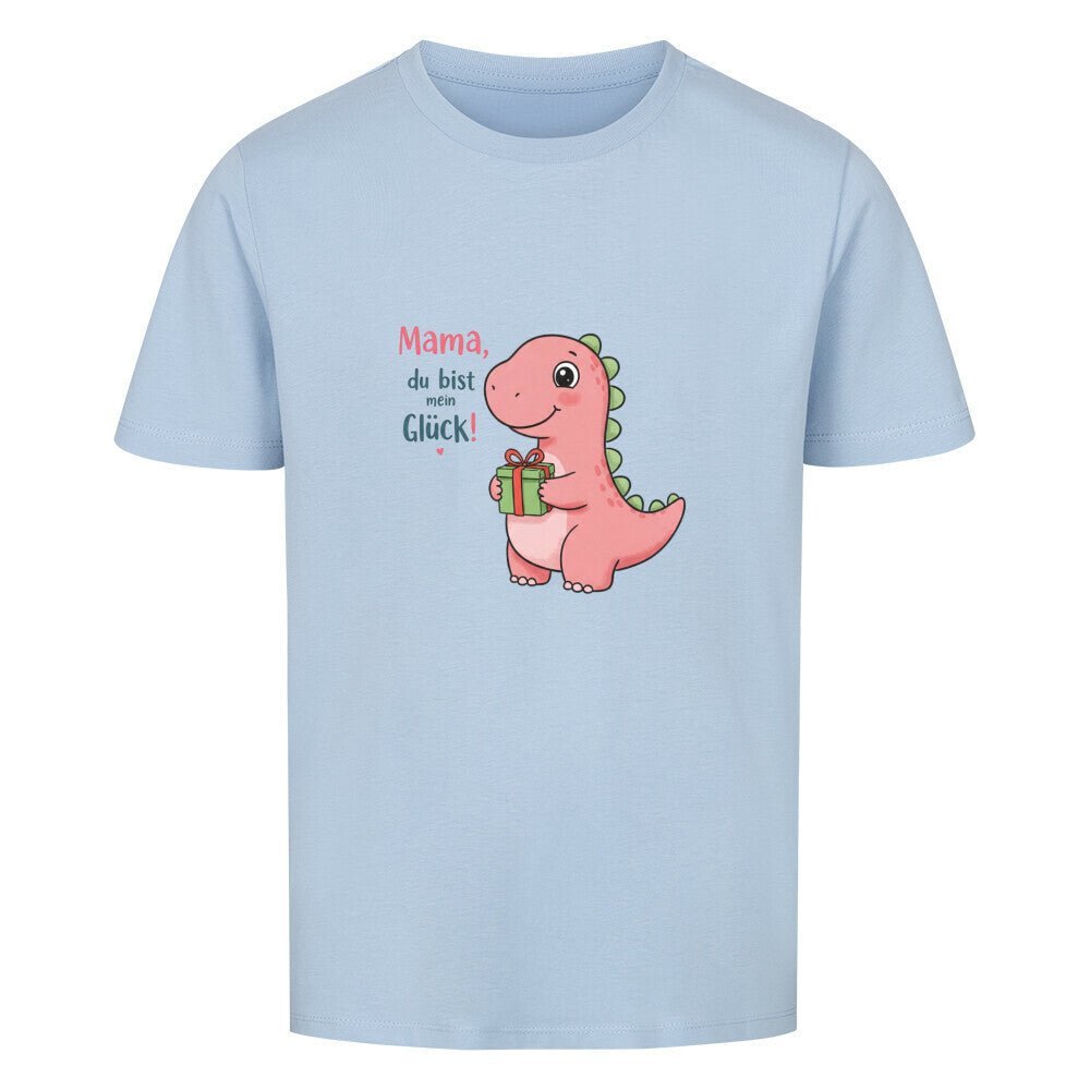Kinder Muttertag T-Shirt Kids, Dino, Mama du bist mein Glück - KinderMode Shop super angenehm Online Kaufen Bestellen Deutschland