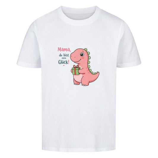 Kinder Muttertag T-Shirt Kids, Dino, Mama du bist mein Glück - KinderMode Shop super angenehm Online Kaufen Bestellen Deutschland