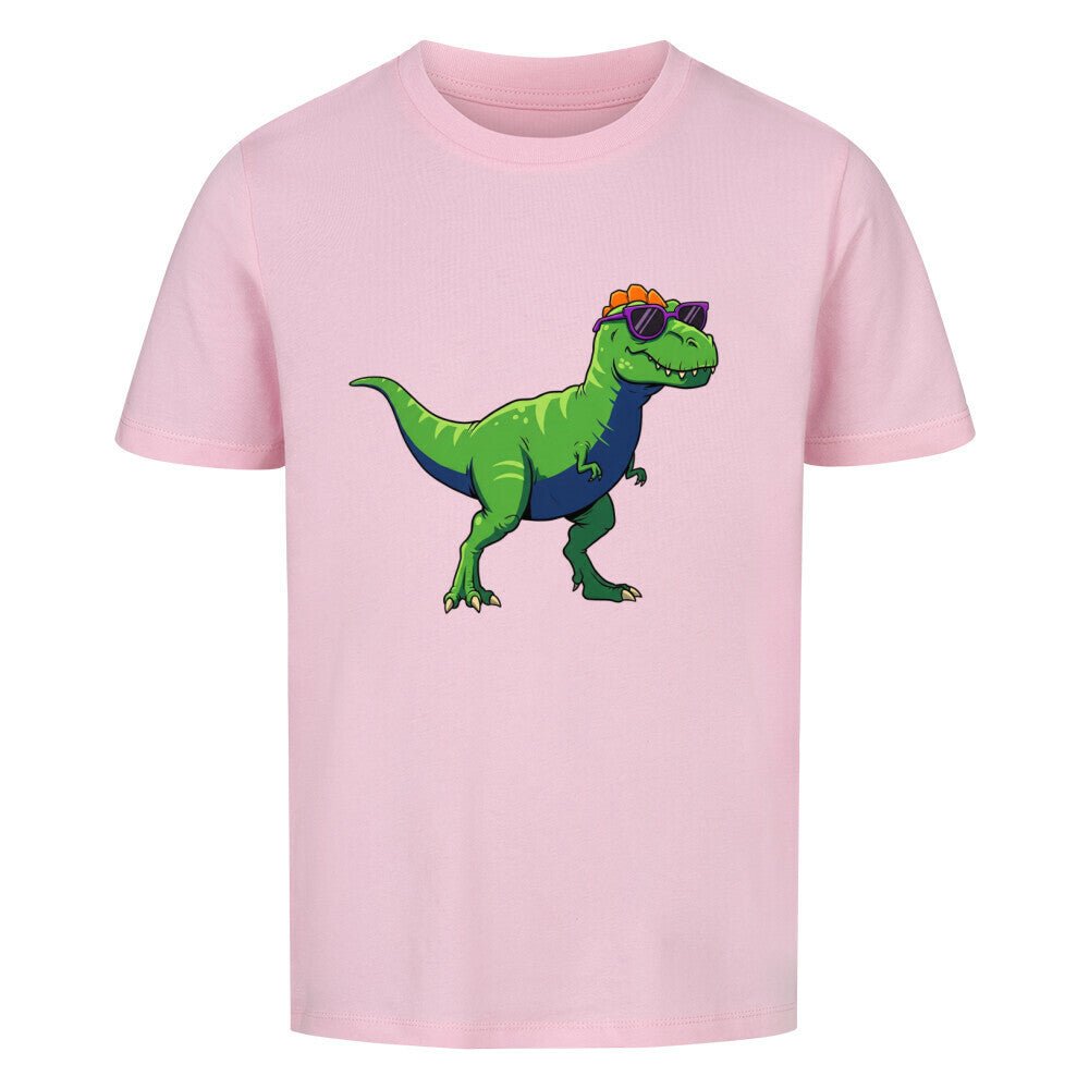Kinder Premium Baumwolle T-Shirt - Cooler Dino - KinderMode Shop super angenehm Online Kaufen Bestellen Deutschland