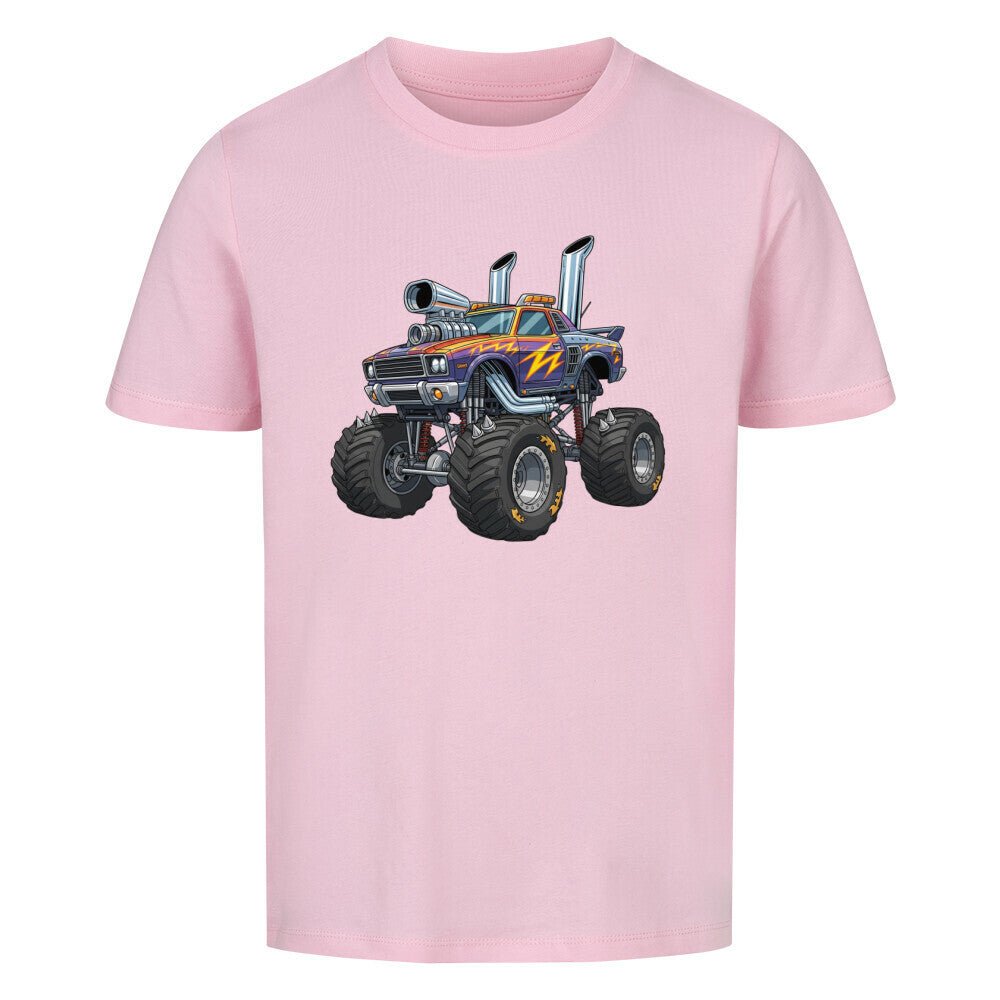 Kinder Premium Baumwolle T-Shirt Monstertruck - KinderMode Shop super angenehm Online Kaufen Bestellen Deutschland