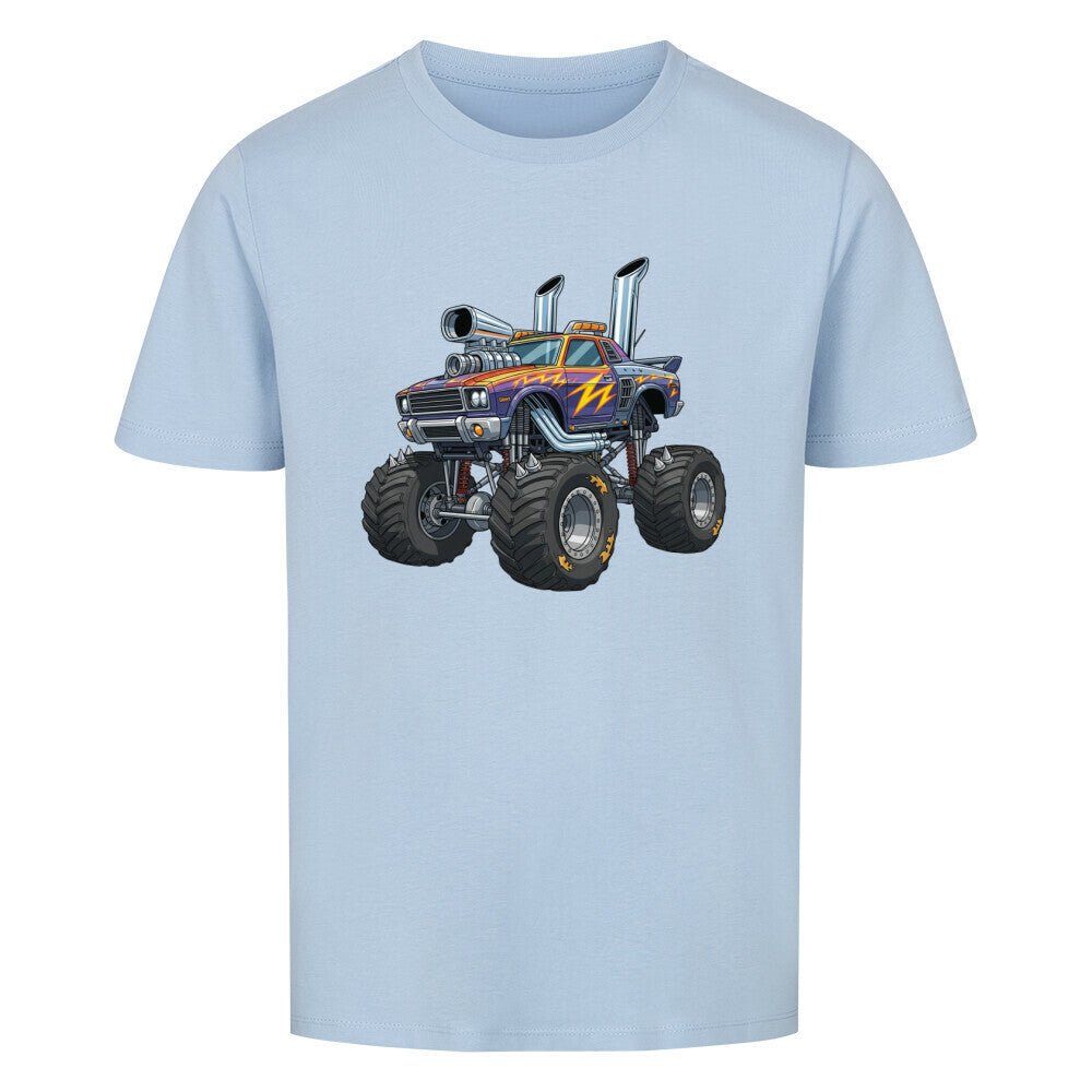 Kinder Premium Baumwolle T-Shirt Monstertruck - KinderMode Shop super angenehm Online Kaufen Bestellen Deutschland