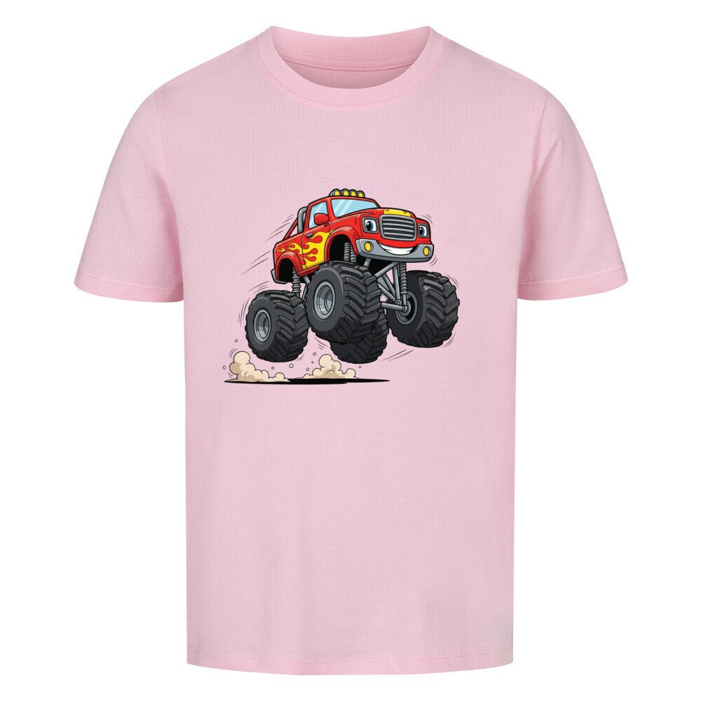 Kinder Premium Bio Baumwolle Shirt - Monstertruck - KinderMode Shop super angenehm Online Kaufen Bestellen Deutschland
