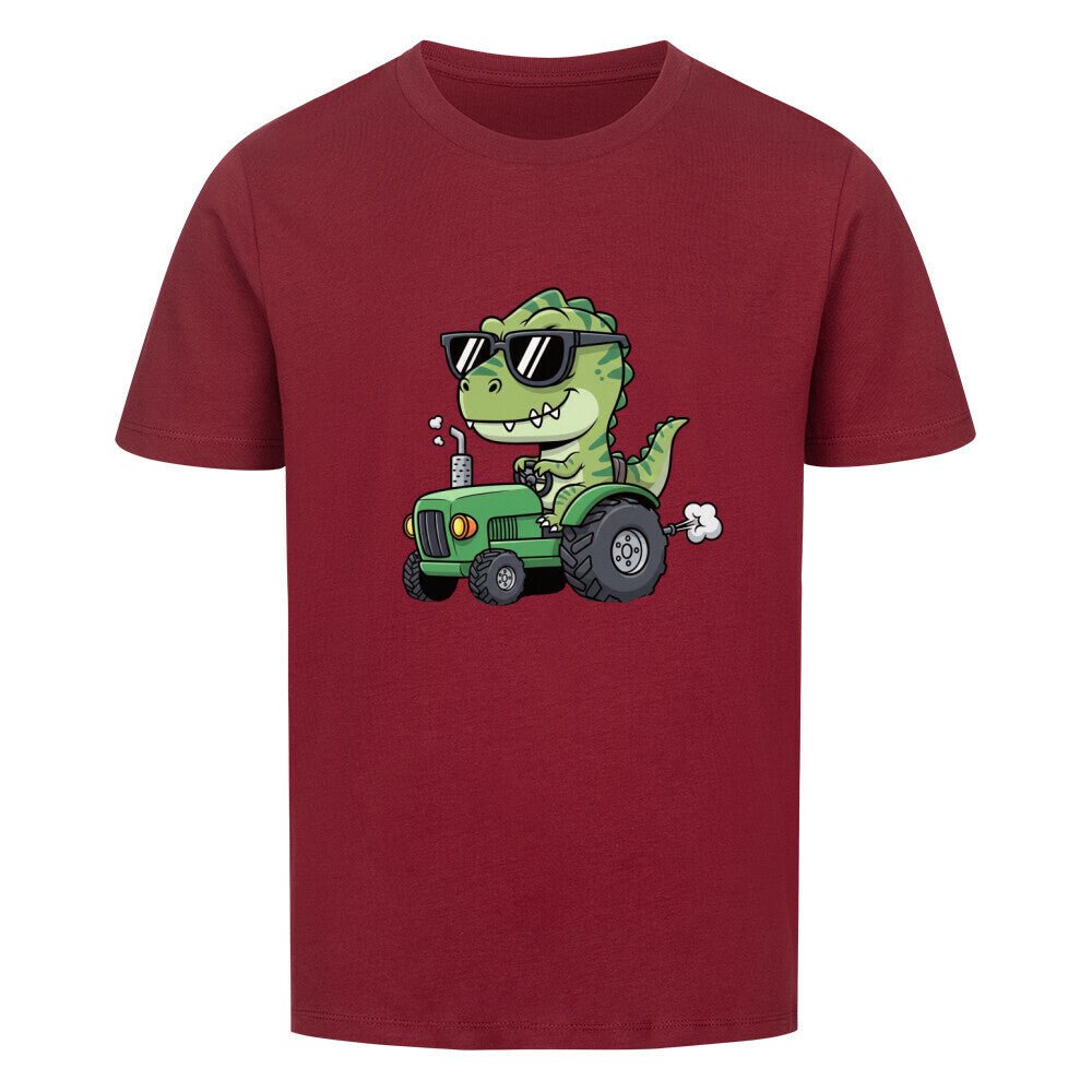 Kinder Premium Bio Baumwolle T-Shirt - Dino, Traktor - KinderMode Shop super angenehm Online Kaufen Bestellen Deutschland