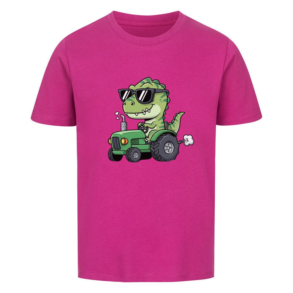 Kinder Premium Bio Baumwolle T-Shirt - Dino, Traktor - KinderMode Shop super angenehm Online Kaufen Bestellen Deutschland