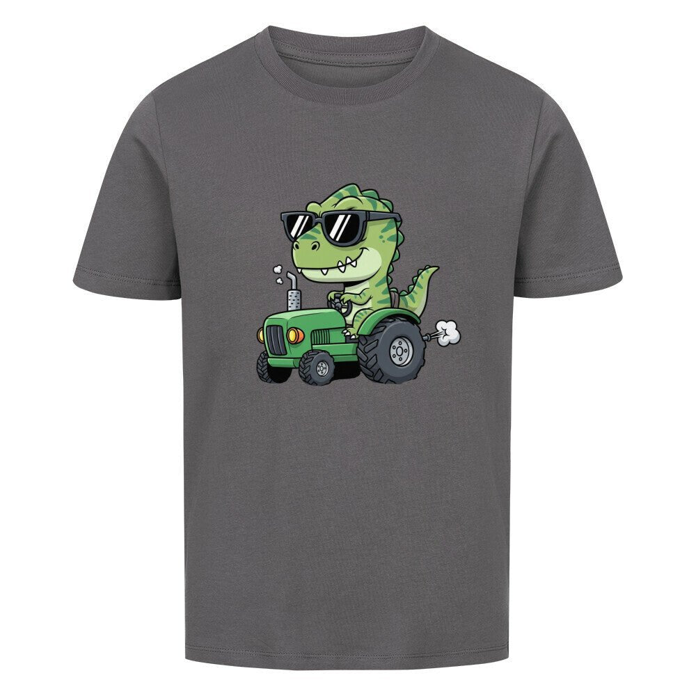 Kinder Premium Bio Baumwolle T-Shirt - Dino, Traktor - KinderMode Shop super angenehm Online Kaufen Bestellen Deutschland