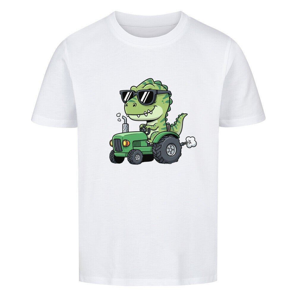Kinder Premium Bio Baumwolle T-Shirt - Dino, Traktor - KinderMode Shop super angenehm Online Kaufen Bestellen Deutschland