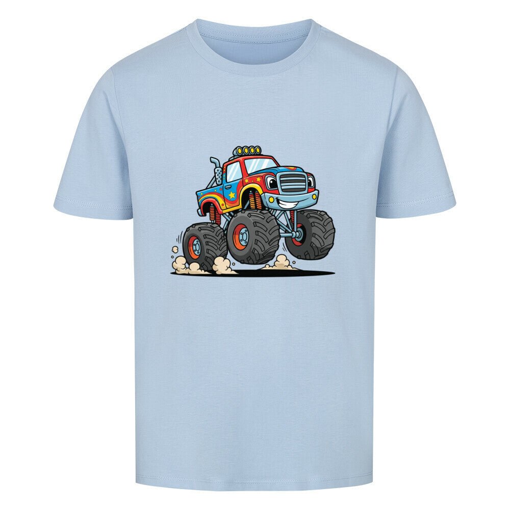 Kinder Premium Organic T-Shirt - Jungs Monstertruck - KinderMode Shop super angenehm Online Kaufen Bestellen Deutschland