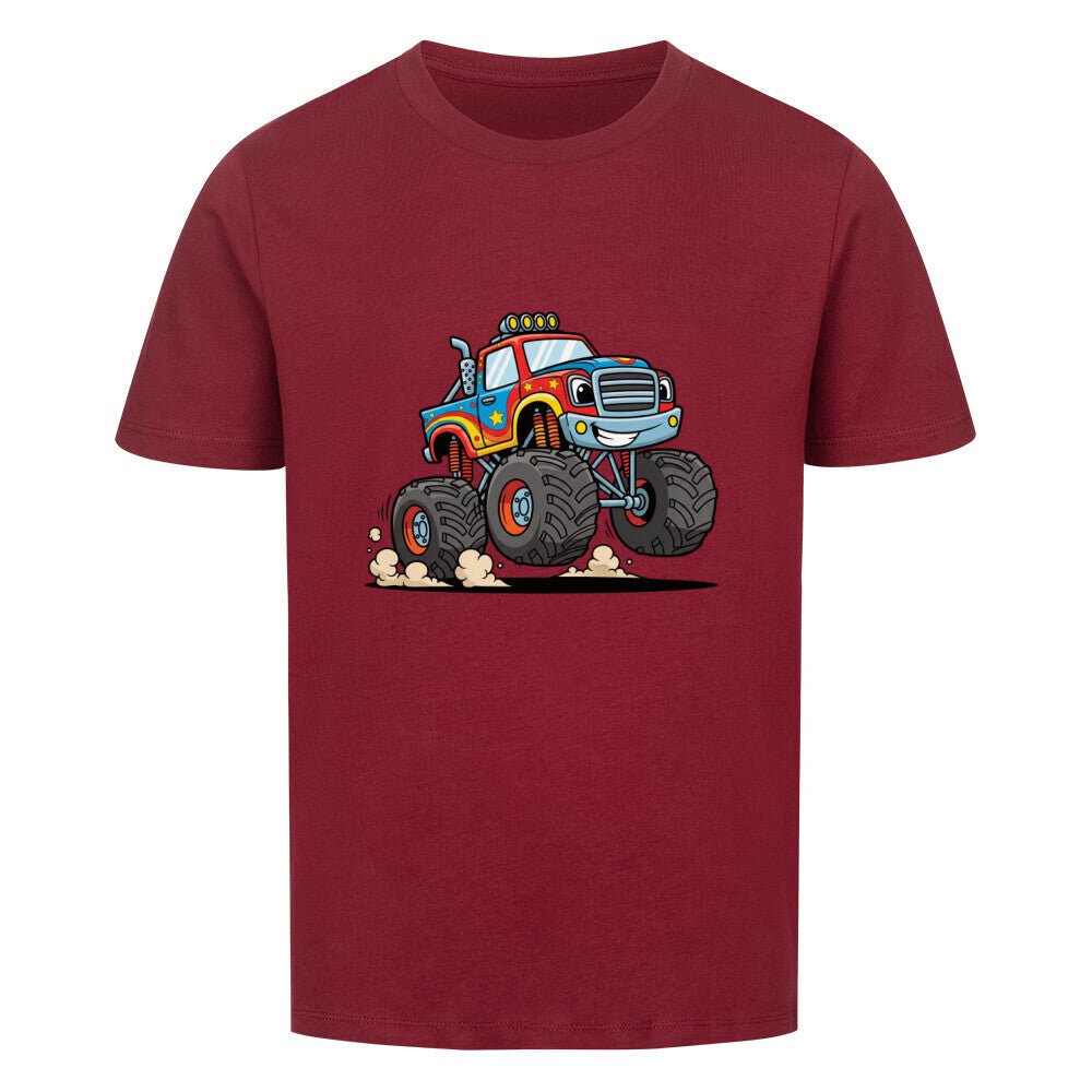 Kinder Premium Organic T-Shirt - Jungs Monstertruck - KinderMode Shop super angenehm Online Kaufen Bestellen Deutschland