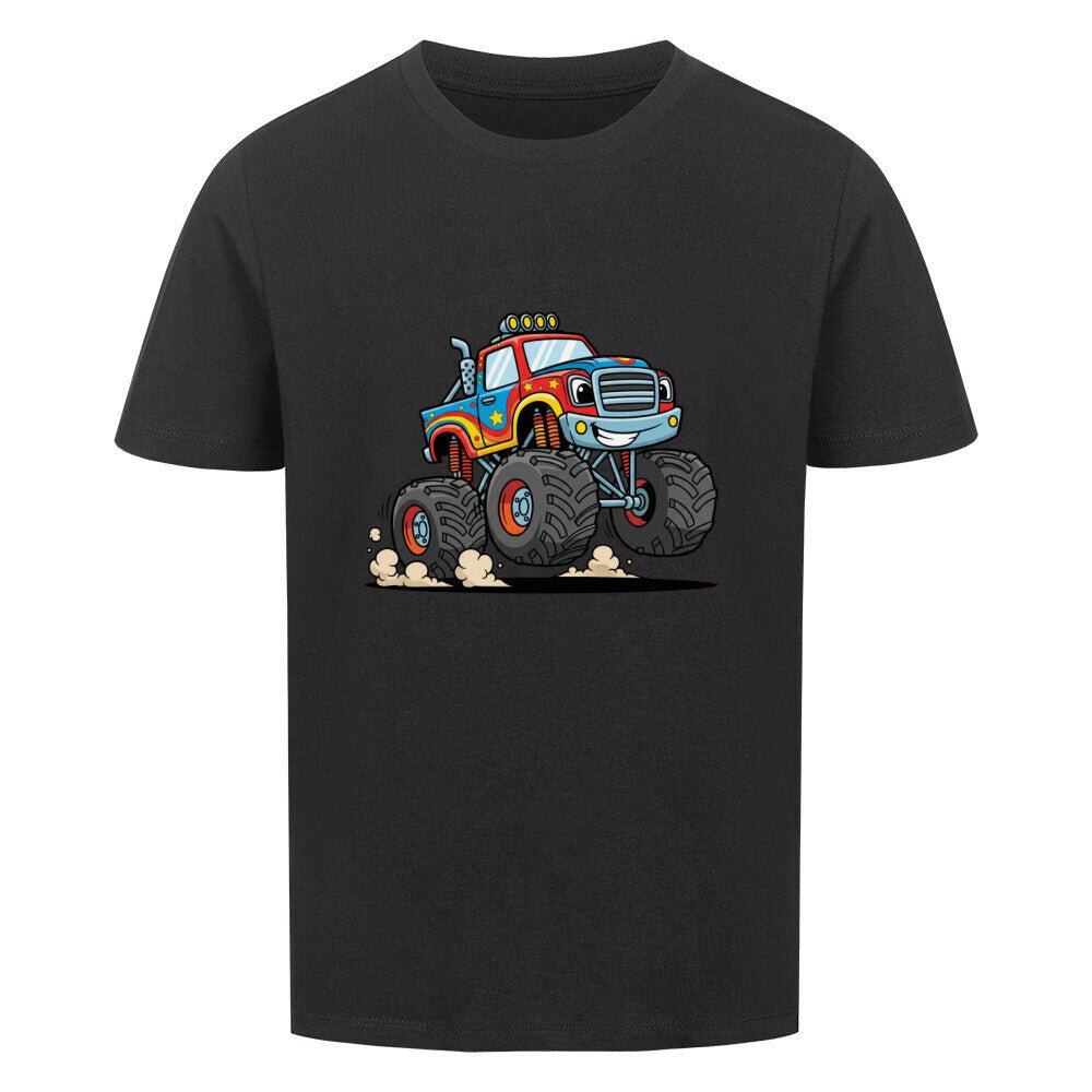 Kinder Premium Organic T-Shirt - Jungs Monstertruck - KinderMode Shop super angenehm Online Kaufen Bestellen Deutschland