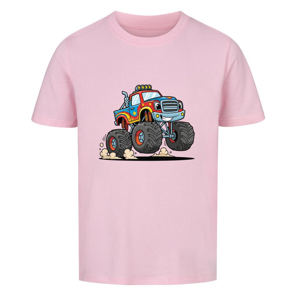 Kinder Premium Organic T-Shirt - Jungs Monstertruck - KinderMode Shop super angenehm Online Kaufen Bestellen Deutschland