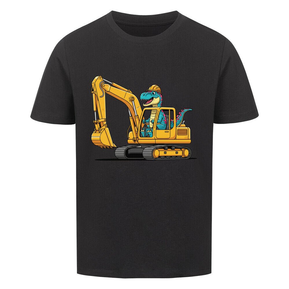 Kinder Premium T-Shirt - Dinosaurier mit Bagger online bestellen kaufen