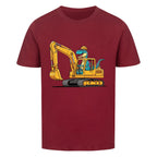 Kinder Premium T-Shirt - Dinosaurier mit Bagger online bestellen kaufen