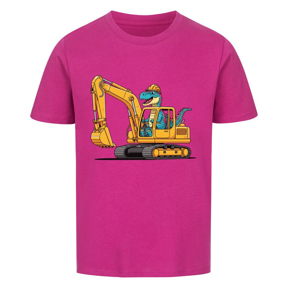 Kinder Premium T-Shirt - Dinosaurier mit Bagger online bestellen kaufen