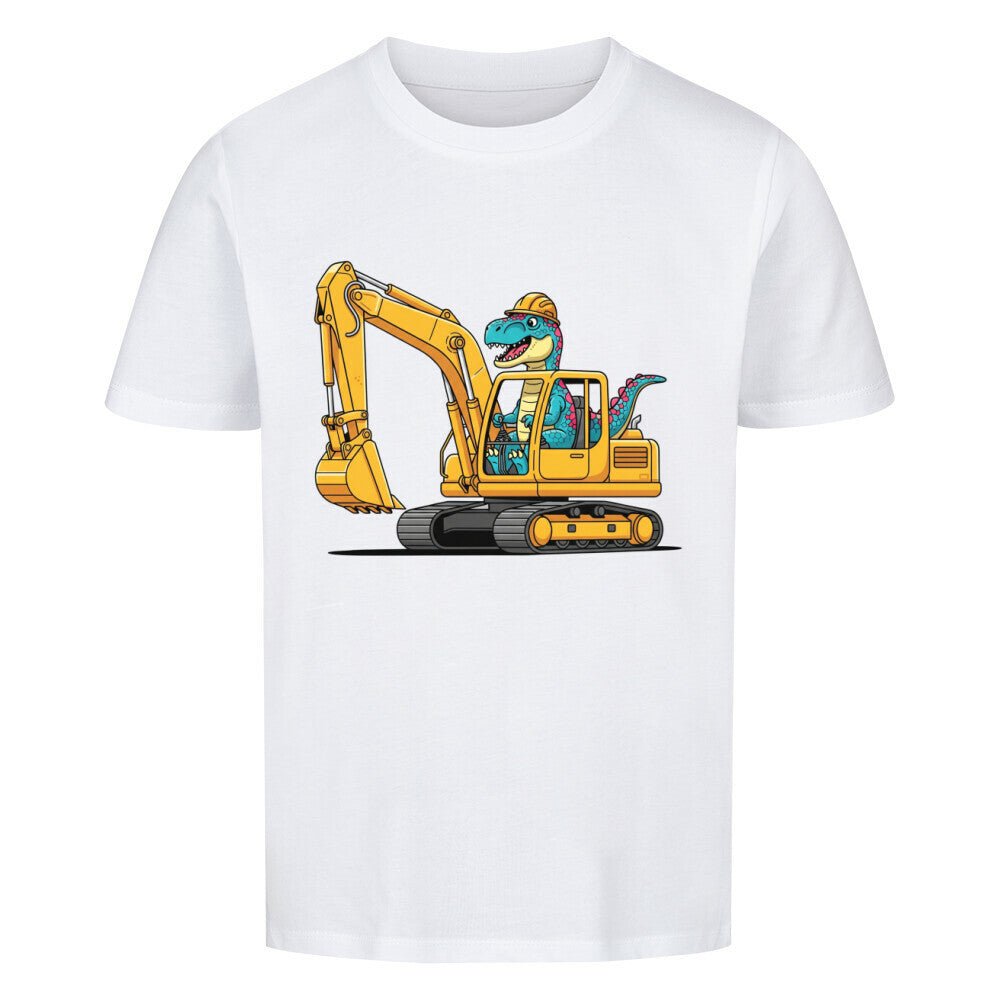 Kinder Premium T-Shirt - Dinosaurier mit Bagger online bestellen kaufen
