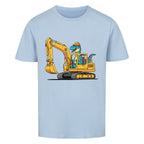 Kinder Premium T-Shirt - Dinosaurier mit Bagger online bestellen kaufen
