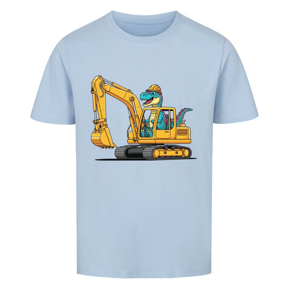 Kinder Premium T-Shirt - Dinosaurier mit Bagger online bestellen kaufen