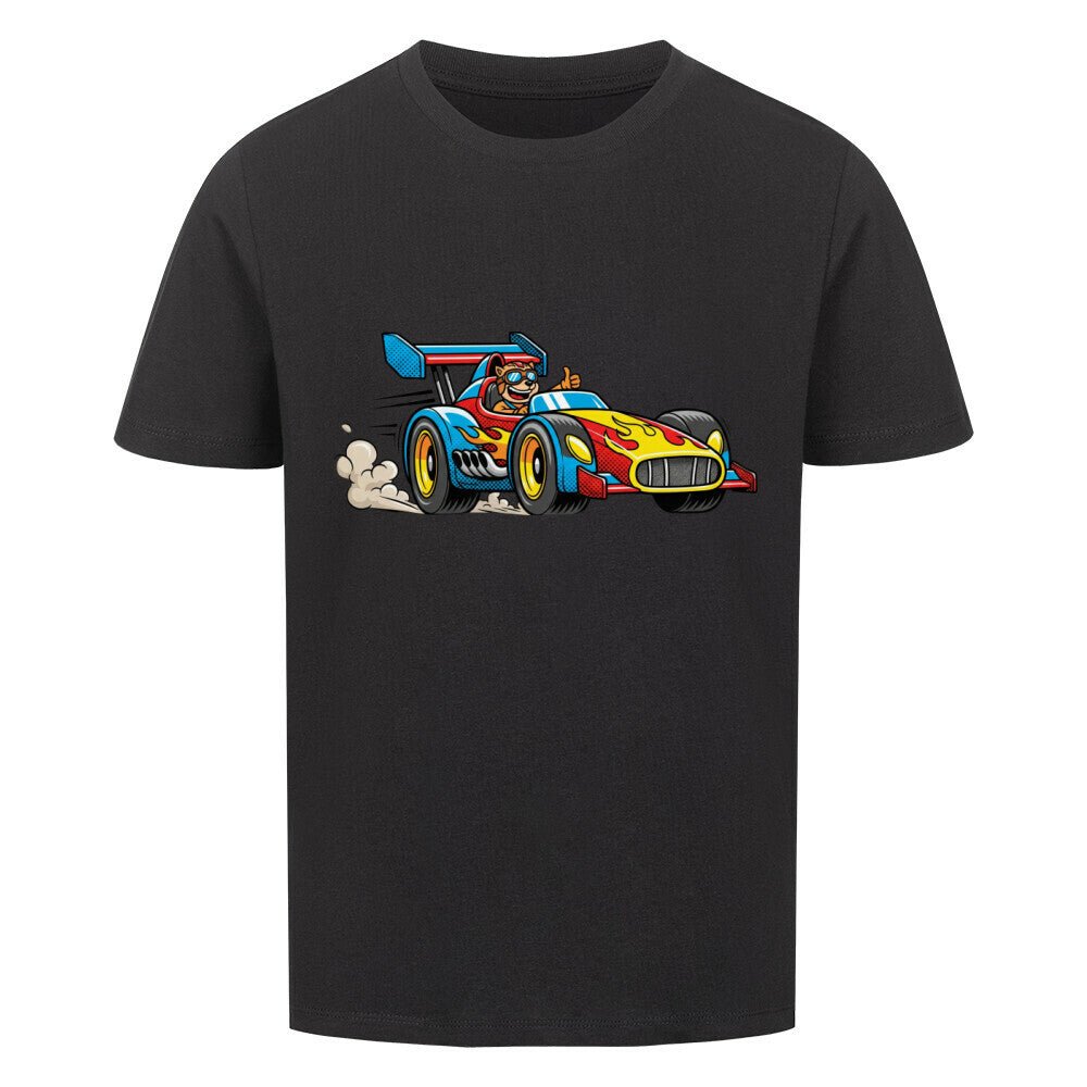 Kinder Rennwagen T-Shirt - Bio Baumwolle - KinderMode Shop super angenehm Online Kaufen Bestellen Deutschland