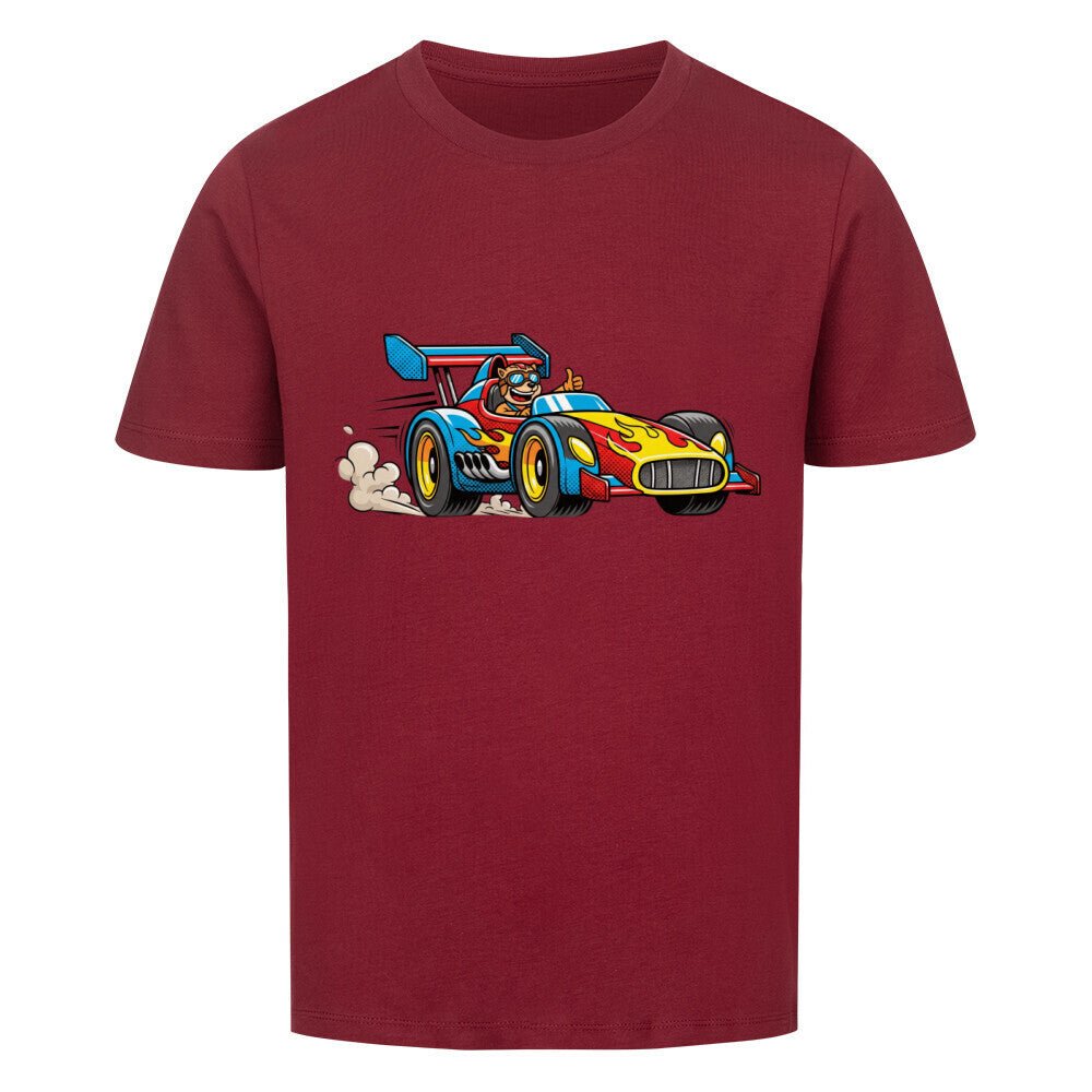 Kinder Rennwagen T-Shirt - Bio Baumwolle - KinderMode Shop super angenehm Online Kaufen Bestellen Deutschland