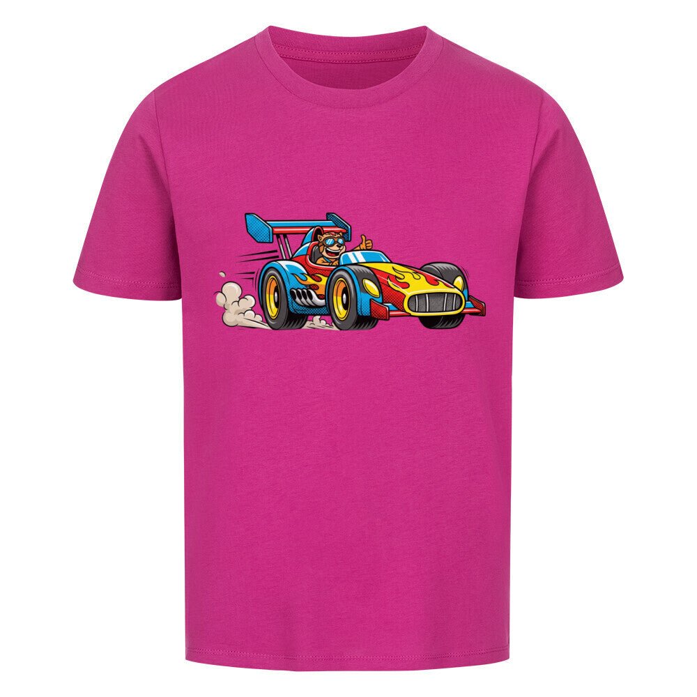 Kinder Rennwagen T-Shirt - Bio Baumwolle - KinderMode Shop super angenehm Online Kaufen Bestellen Deutschland