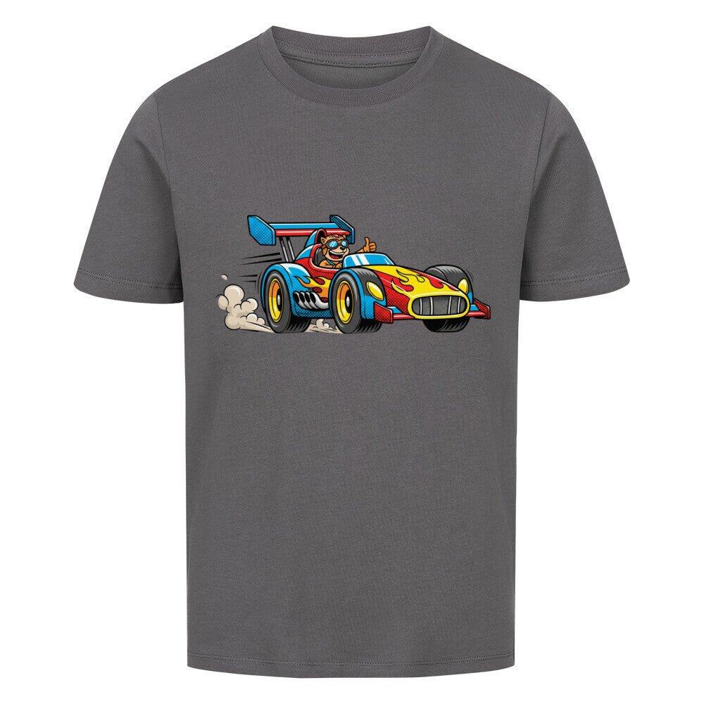 Kinder Rennwagen T-Shirt - Bio Baumwolle - KinderMode Shop super angenehm Online Kaufen Bestellen Deutschland