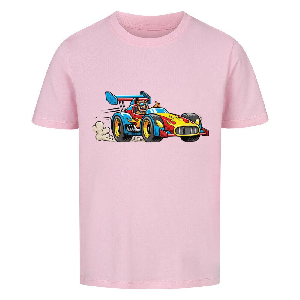 Kinder Rennwagen T-Shirt - Bio Baumwolle - KinderMode Shop super angenehm Online Kaufen Bestellen Deutschland