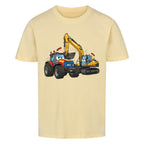 Kinder Shirt mit Traktor und Bagger Motiv online bestellen kaufen