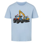 Kinder Shirt mit Traktor und Bagger Motiv online bestellen kaufen