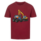 Kinder Shirt mit Traktor und Bagger Motiv online bestellen kaufen