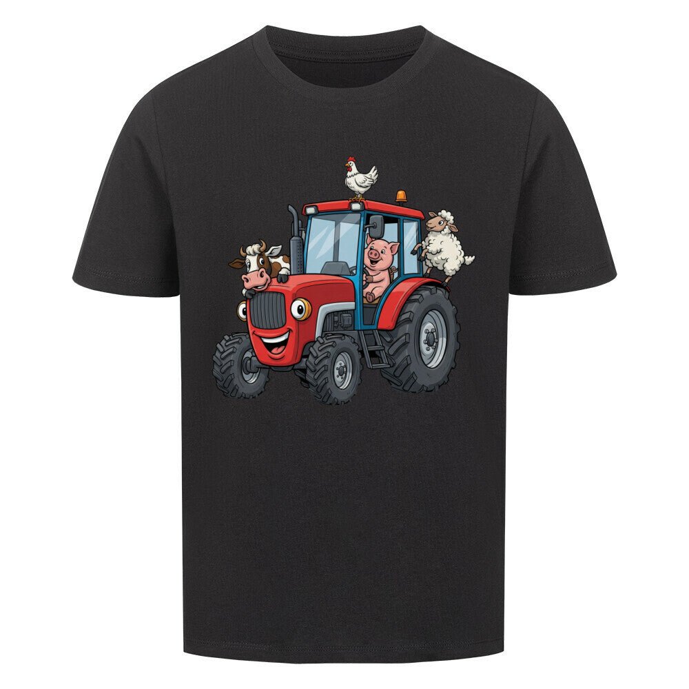 Kinder Shirt mit Traktor und Bauernhoftiere Motiv online bestellen kaufen
