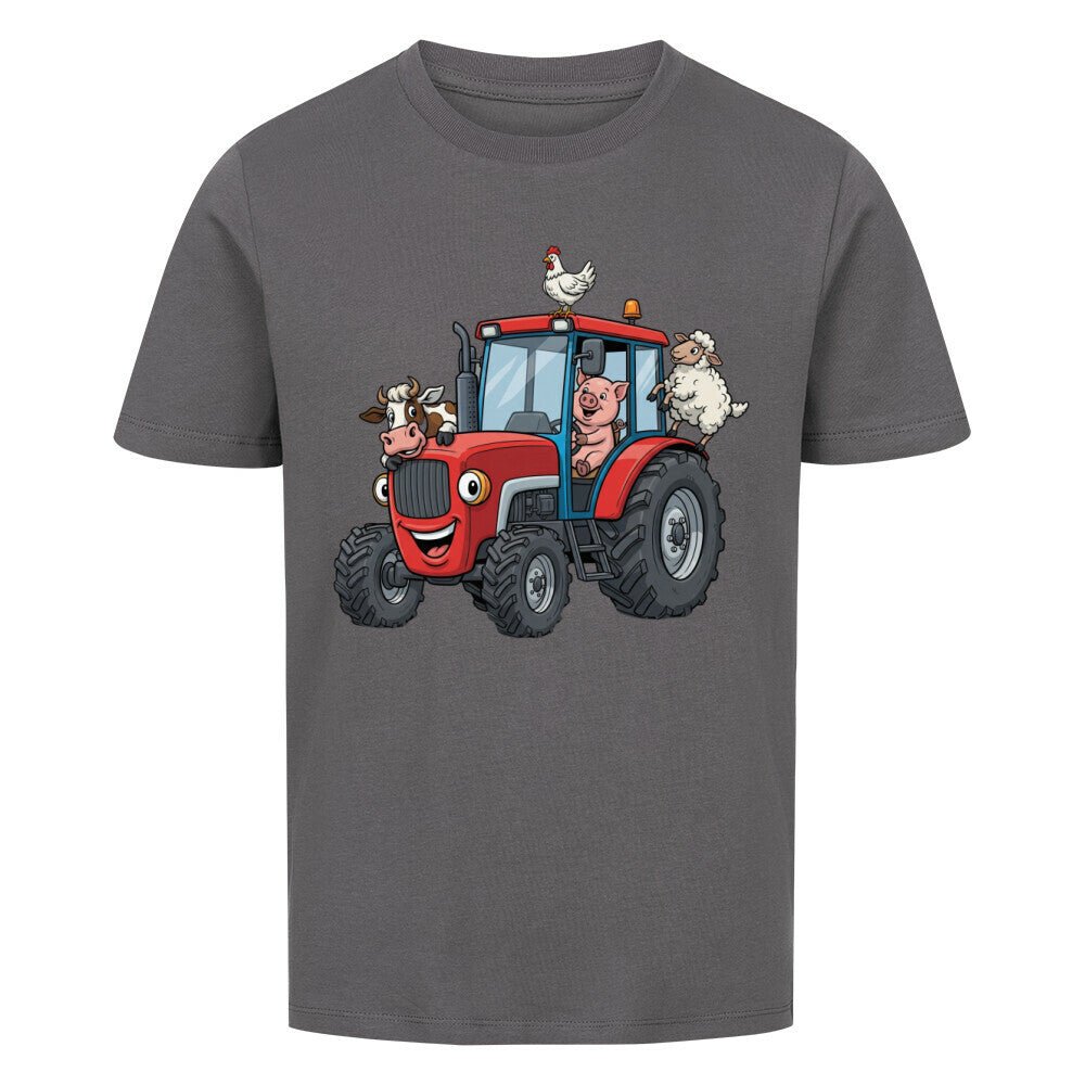 Kinder Shirt mit Traktor und Bauernhoftiere Motiv online bestellen kaufen