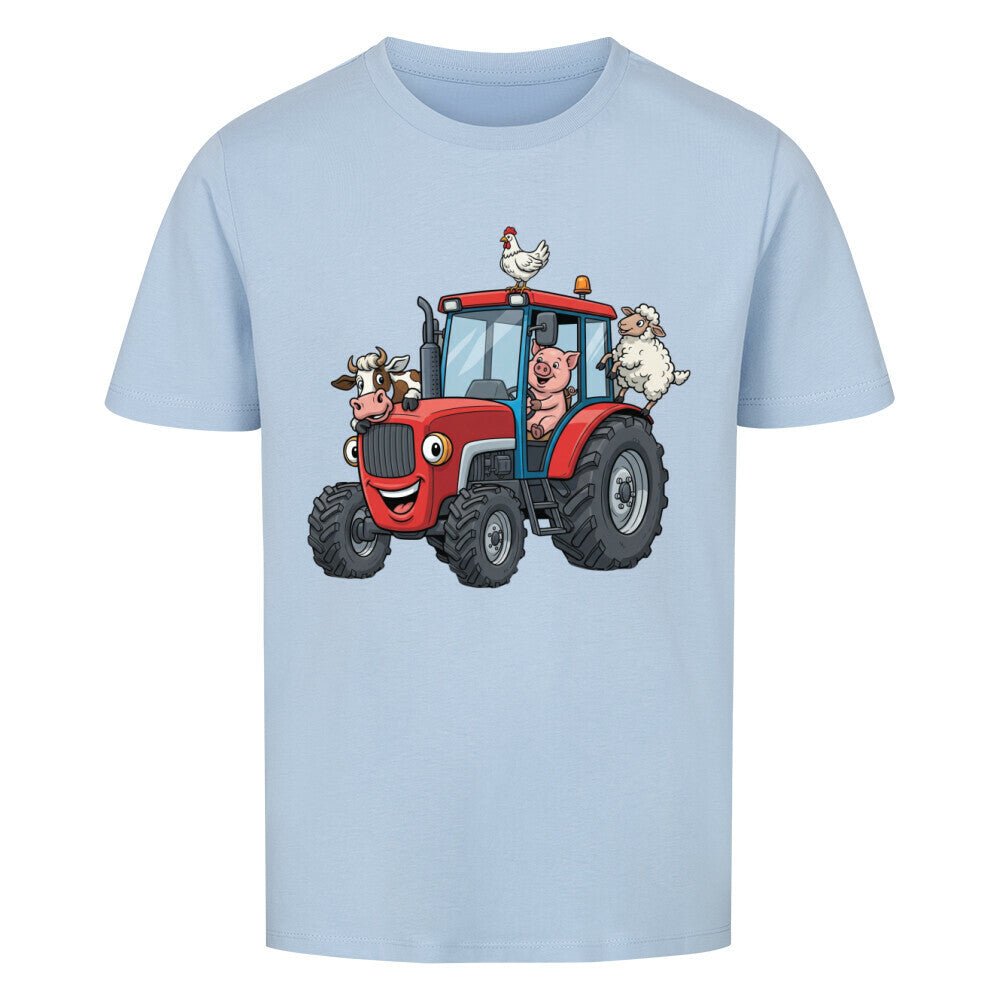 Kinder Shirt mit Traktor und Bauernhoftiere Motiv online bestellen kaufen