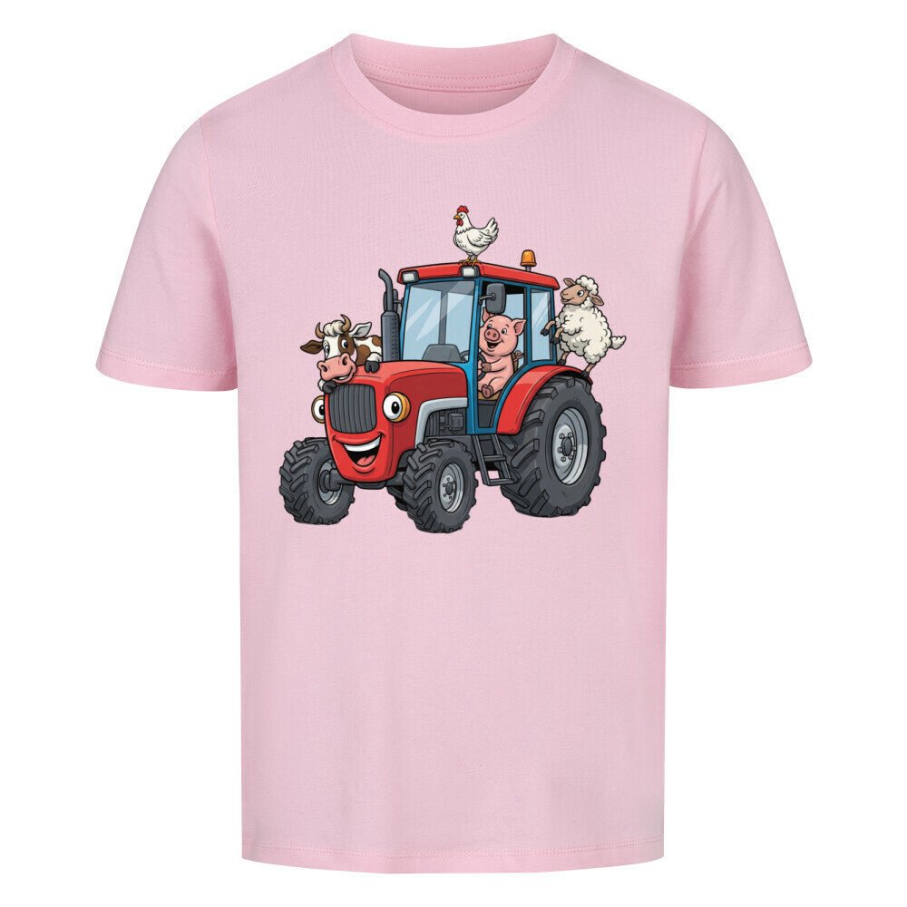 Kinder Shirt mit Traktor und Bauernhoftiere Motiv online bestellen kaufen
