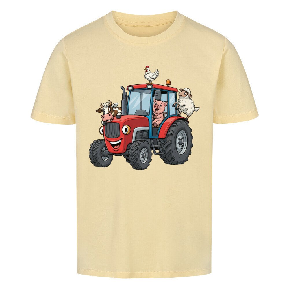 Kinder Shirt mit Traktor und Bauernhoftiere Motiv online bestellen kaufen