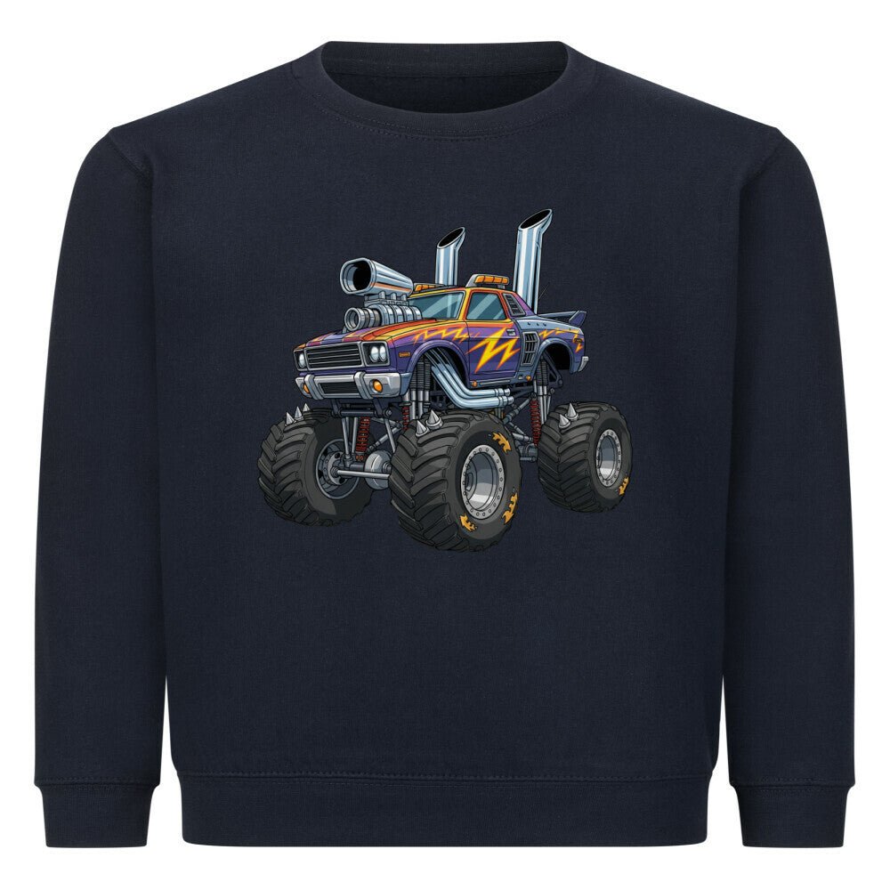 Kinder Sweatshirt Pullover - Monstertruck - KinderMode Shop super angenehm Online Kaufen Bestellen Deutschland