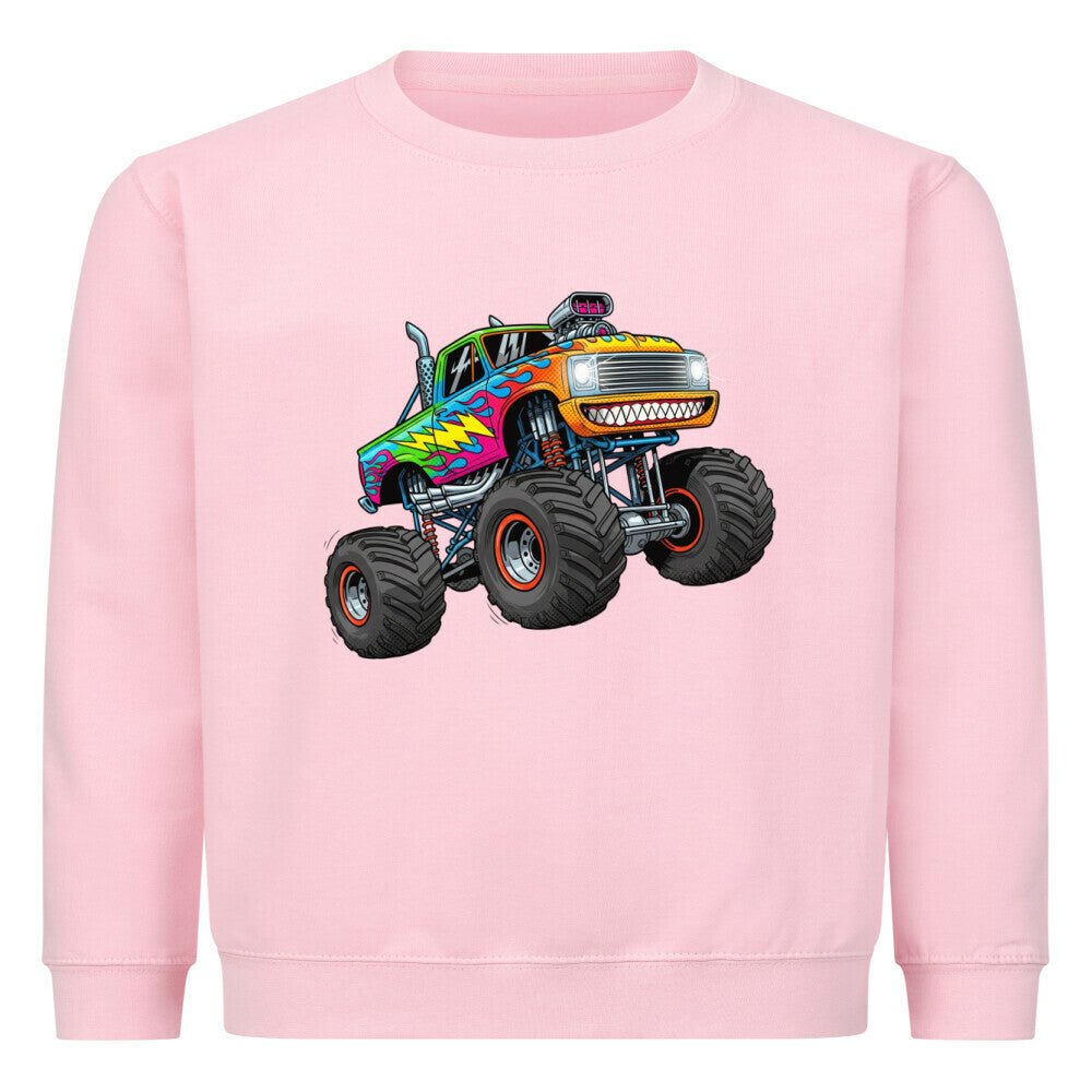 Kinder Sweatshirt Pullover - Monstertruck - KinderMode Shop super angenehm Online Kaufen Bestellen Deutschland