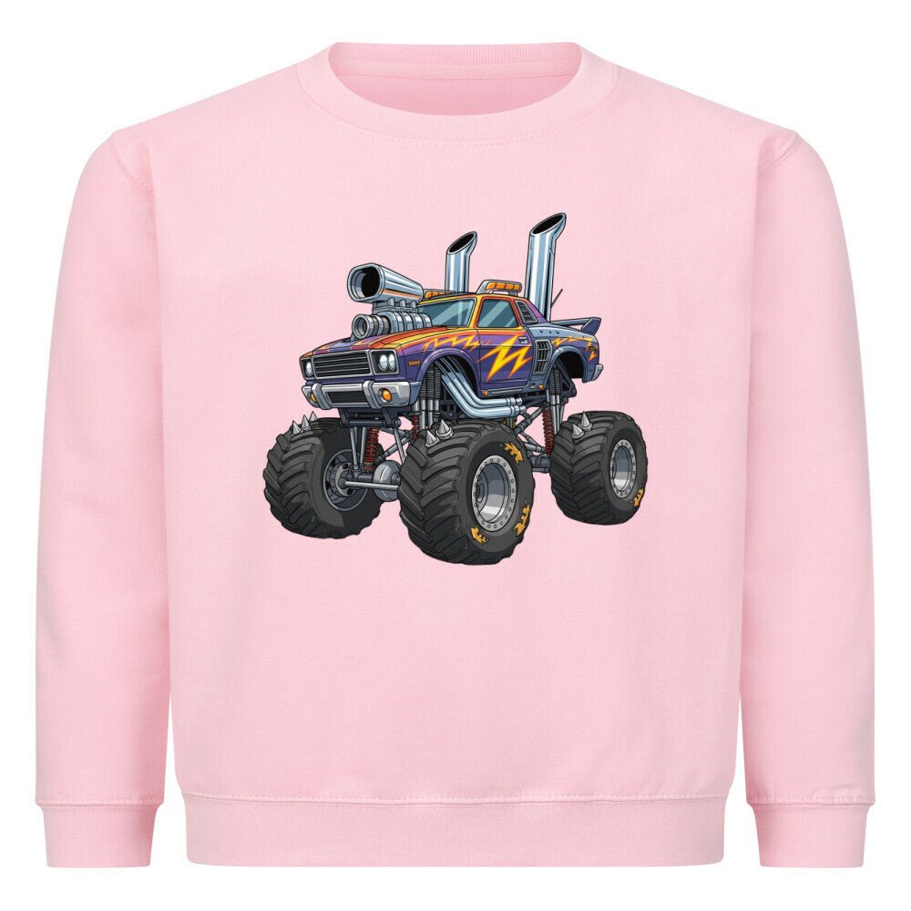 Kinder Sweatshirt Pullover - Monstertruck - KinderMode Shop super angenehm Online Kaufen Bestellen Deutschland